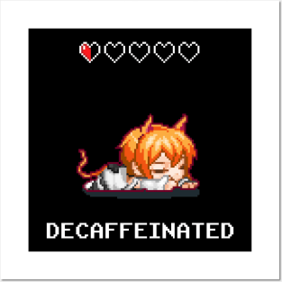 Decaffeinated Cat Girl Posters and Art